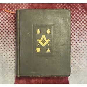 Vintage KJV Holy Bible Masonic 1947 & 1949 Holman Reference Dictionary Index